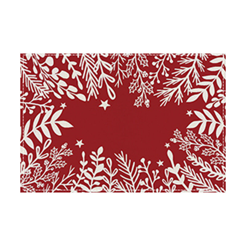 Christmas Print Placemats for Festive Table Settings