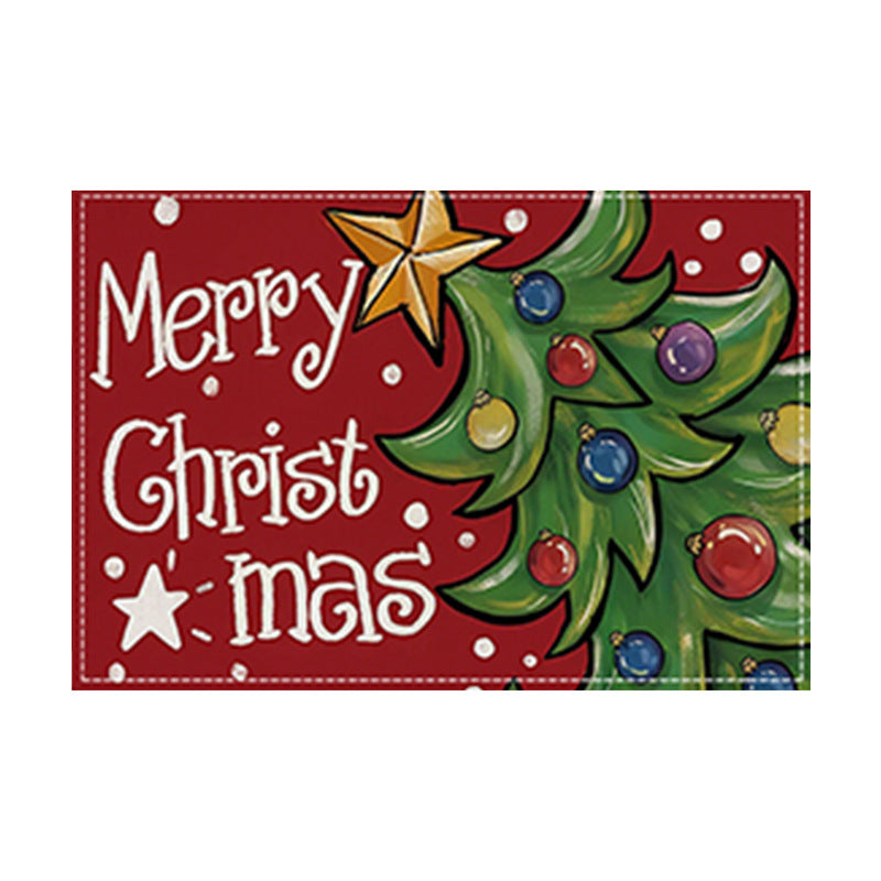 Christmas Print Placemats for Festive Table Settings