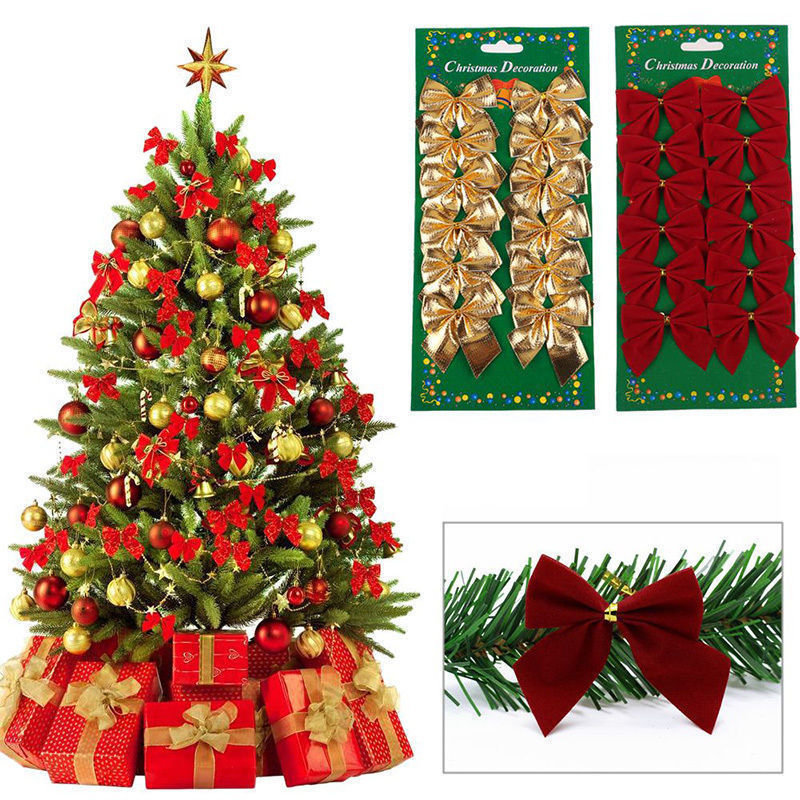 Christmas Tree Bows for Easy Festive Holiday Decorating