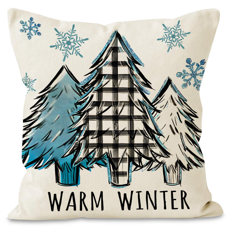 Christmas Pillow Covers for Coordinated Winter Decor