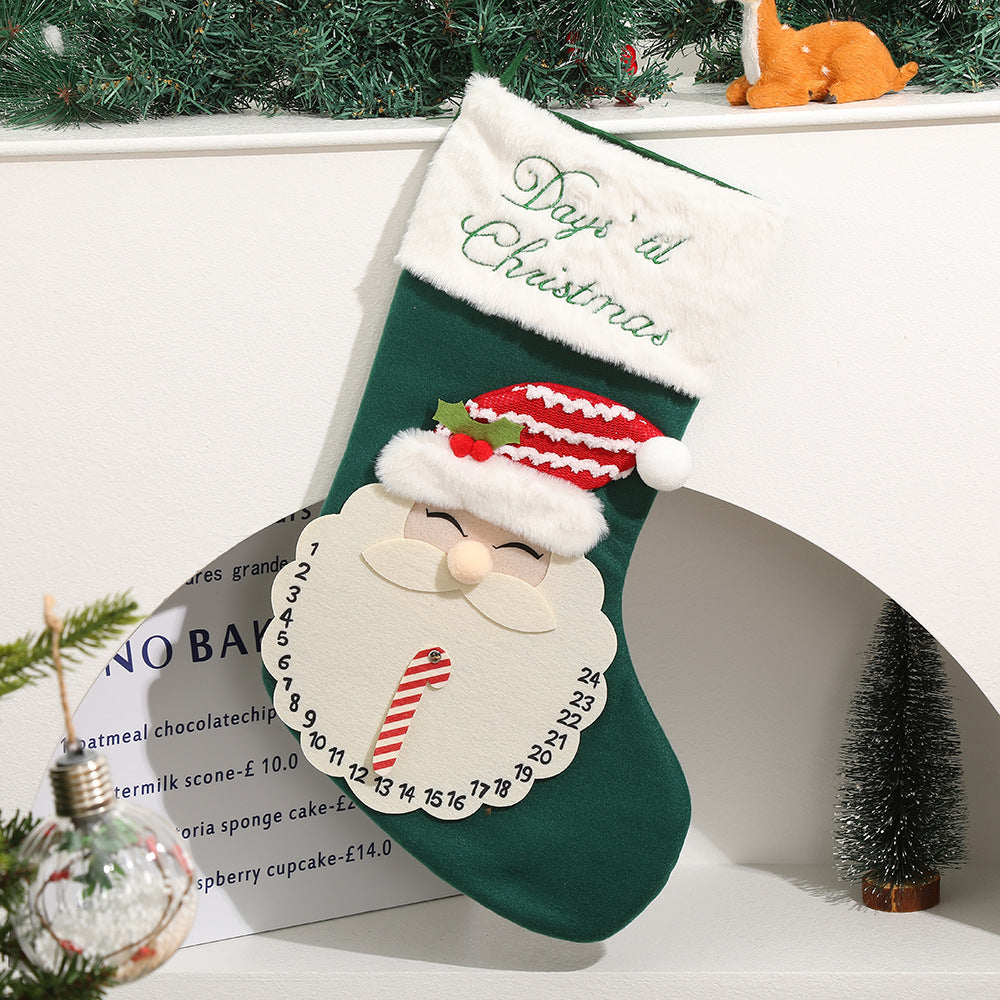 Christmas Stocking Set With A 1–24 Day Countdown