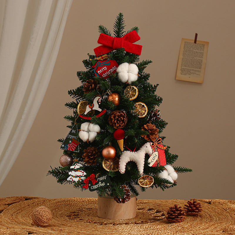 Mini Christmas Tree Decoration Set for Small Spaces
