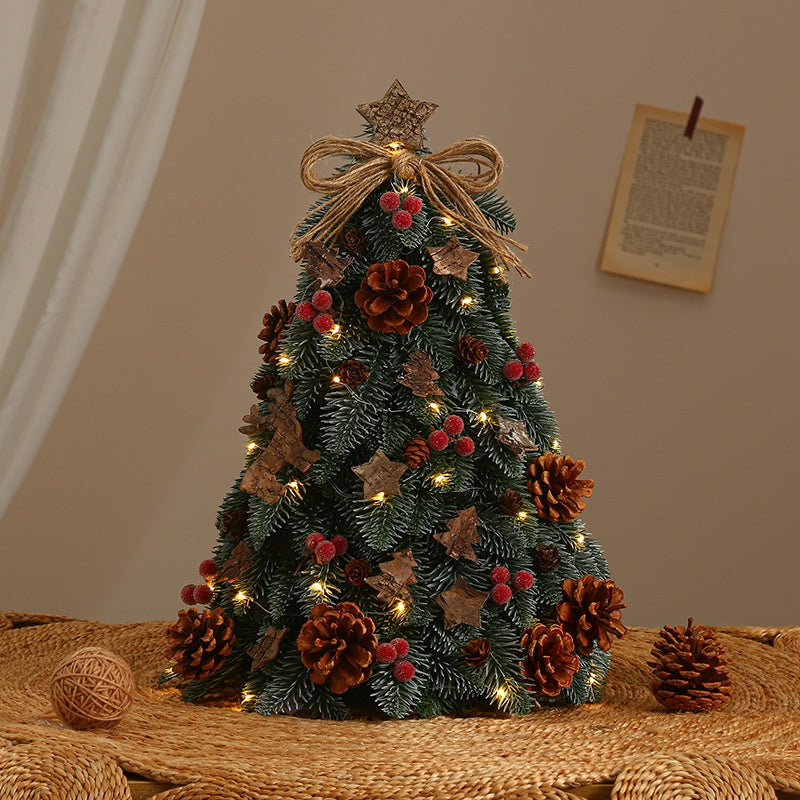 Mini Christmas Tree Decoration Set for Small Spaces