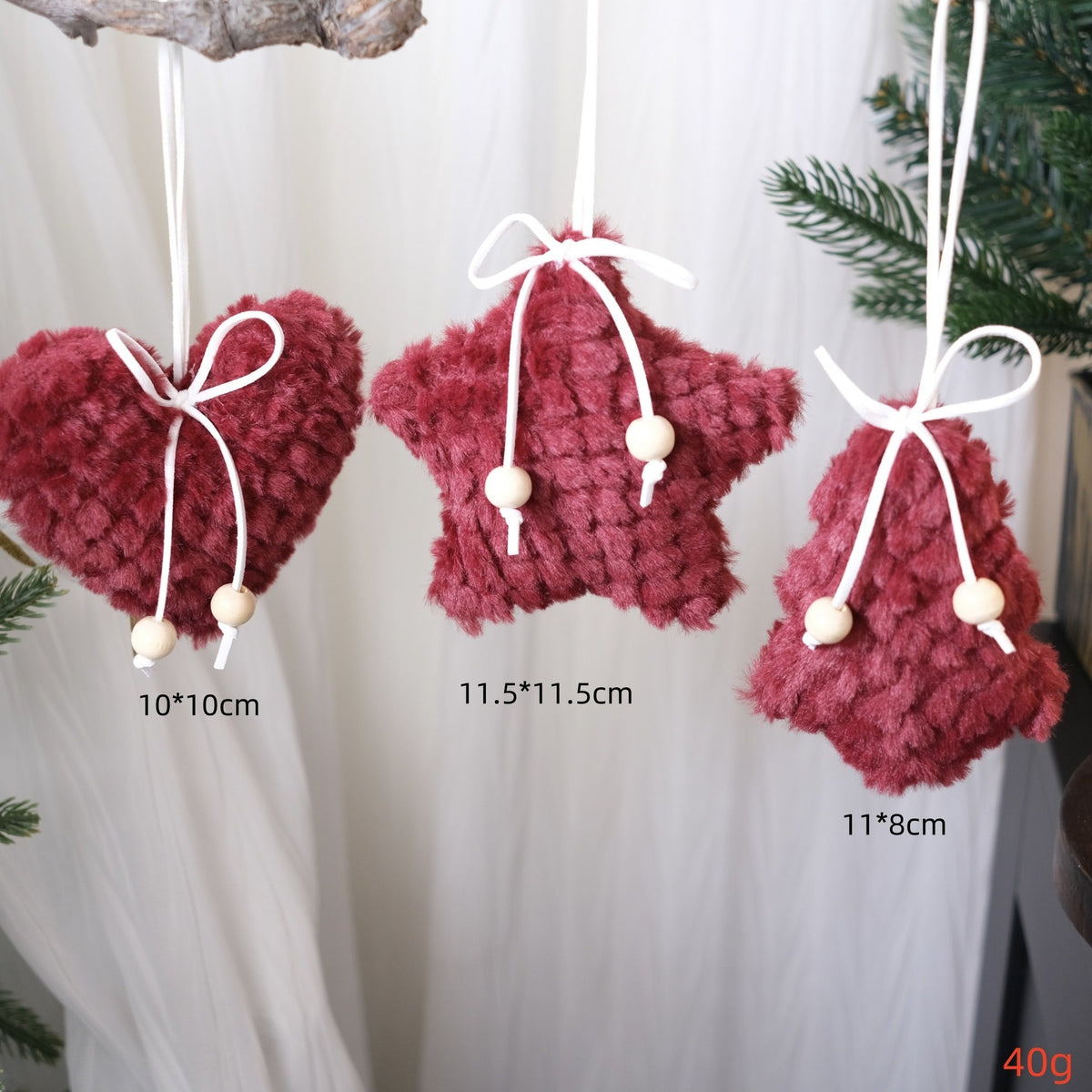 Christmas Tree Ornaments for Cozy Holiday Texture