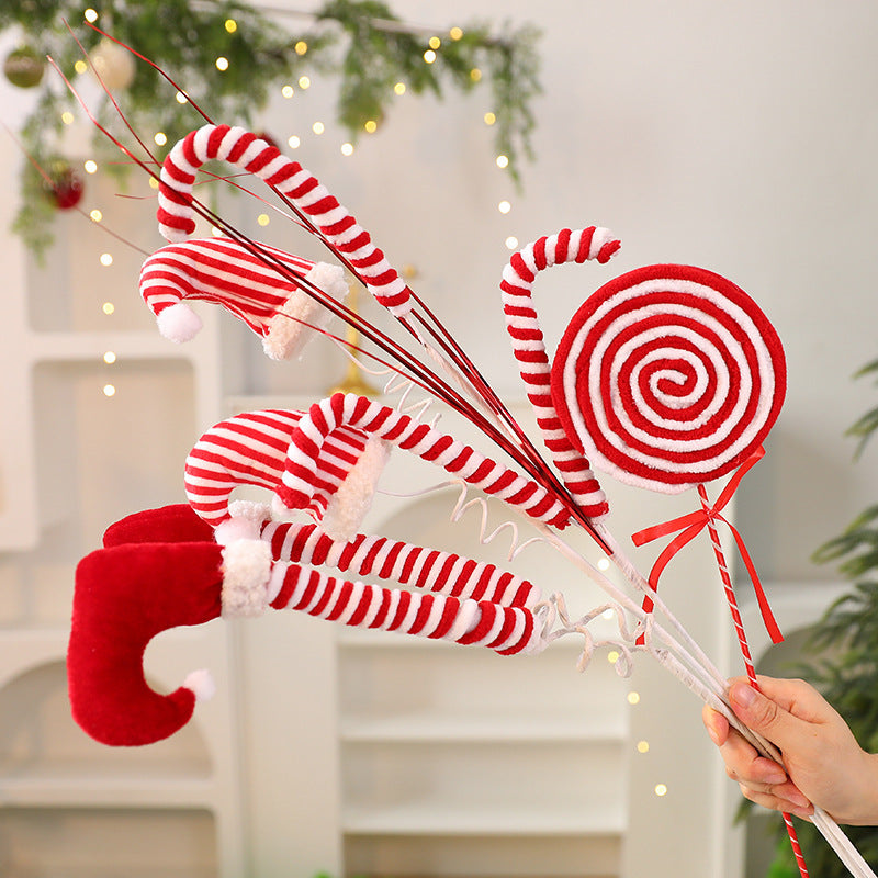 Christmas Tree Elf Leg Inserts for Candy Cane Decor