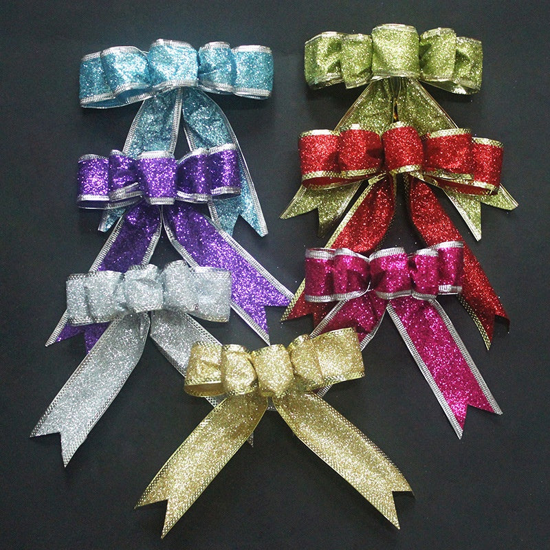 3D Christmas Tree Bow Ornament for Festive Displays