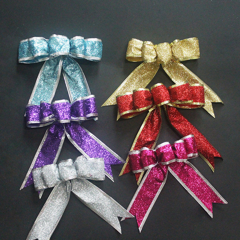 3D Christmas Tree Bow Ornament for Festive Displays