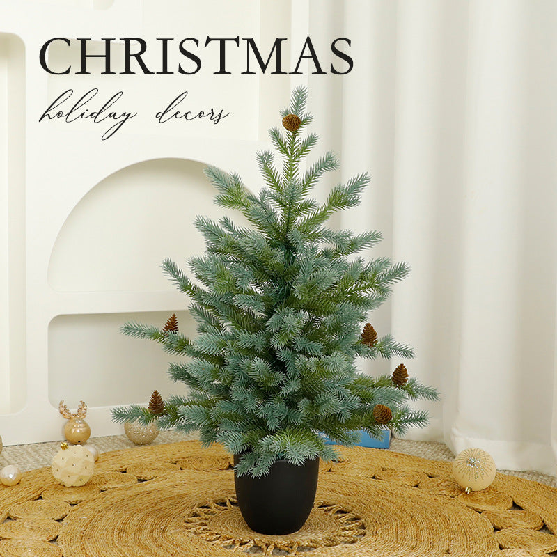 Potted Christmas Tree Decoration for Instant Cheer