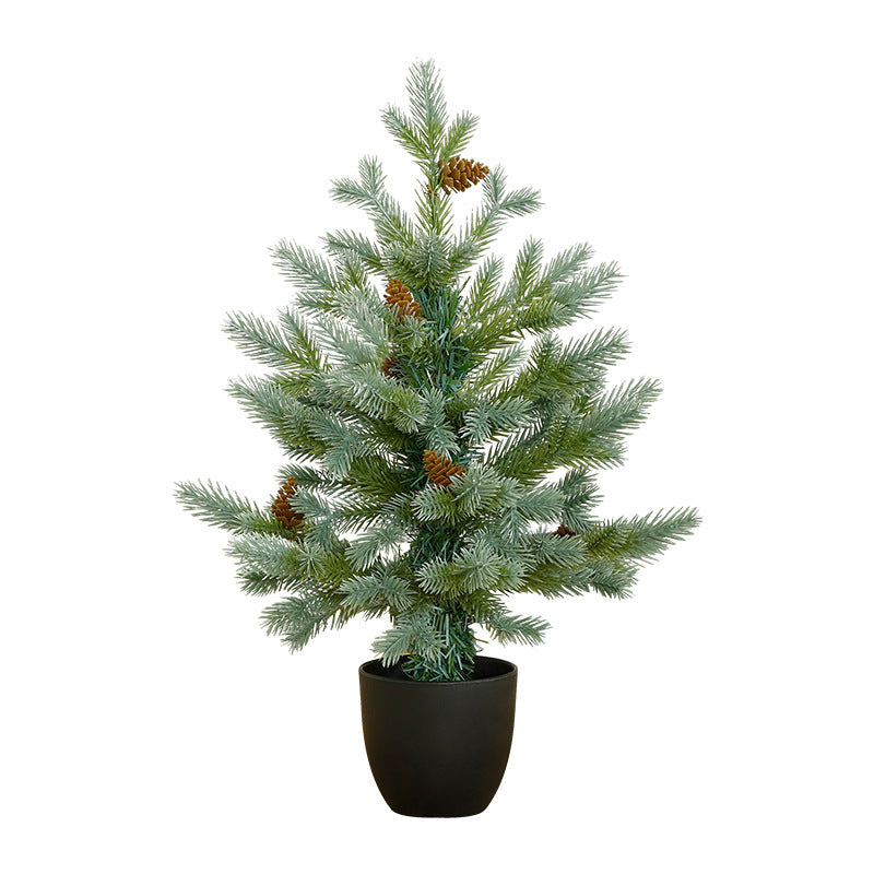Potted Christmas Tree Decoration for Instant Cheer