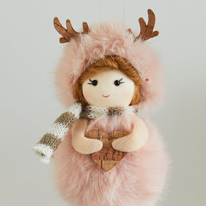 Christmas Tree Plush Ornament for Cozy Holiday Displays