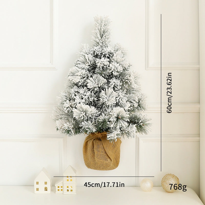 Christmas Tree Ornament With Rustic Tabletop Charm