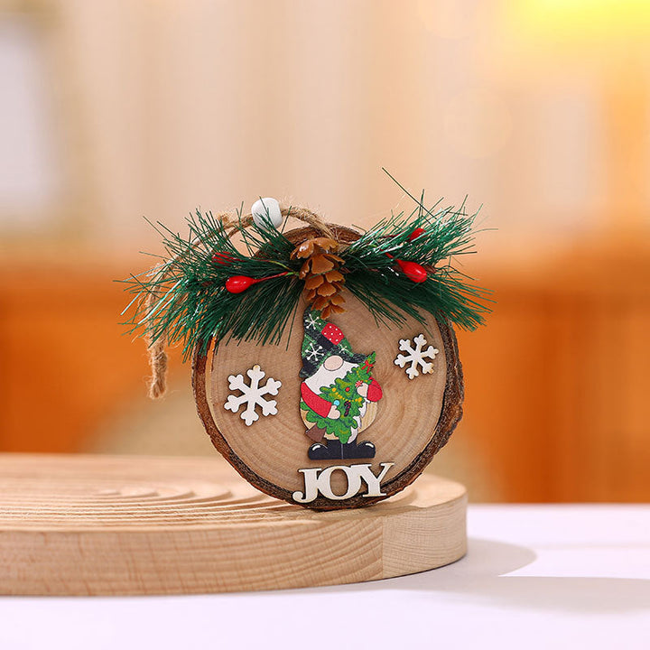 Wooden Christmas Ornaments for Rustic Holiday Decor