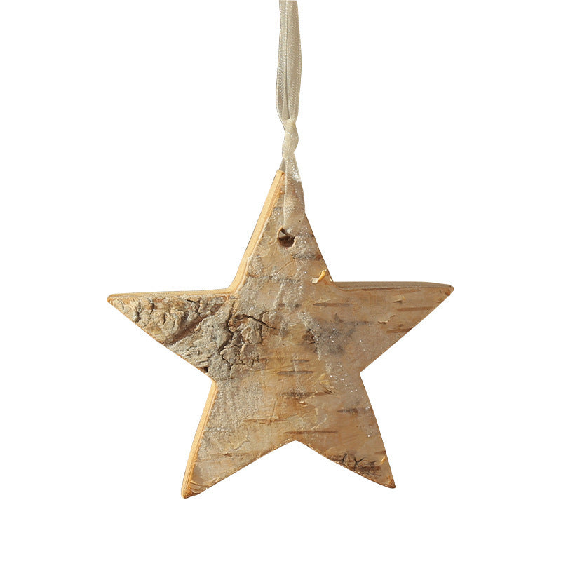 Christmas Tree Ornaments Set for Rustic Holiday Charm