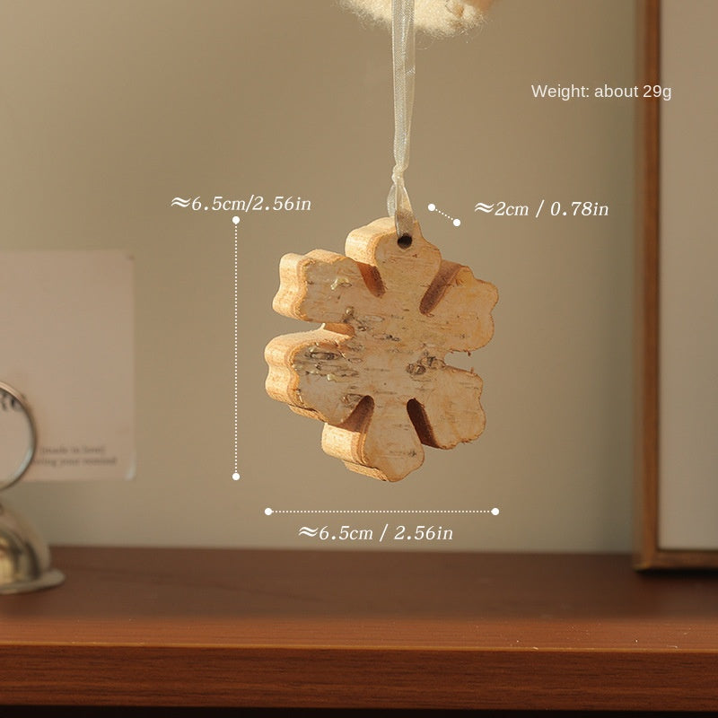 Christmas Tree Ornaments Set for Rustic Holiday Charm