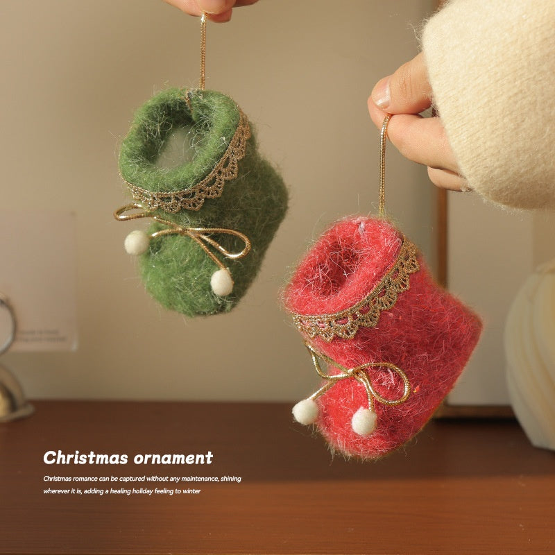 Christmas Tree Felt Ornaments for Cozy Holiday Charm