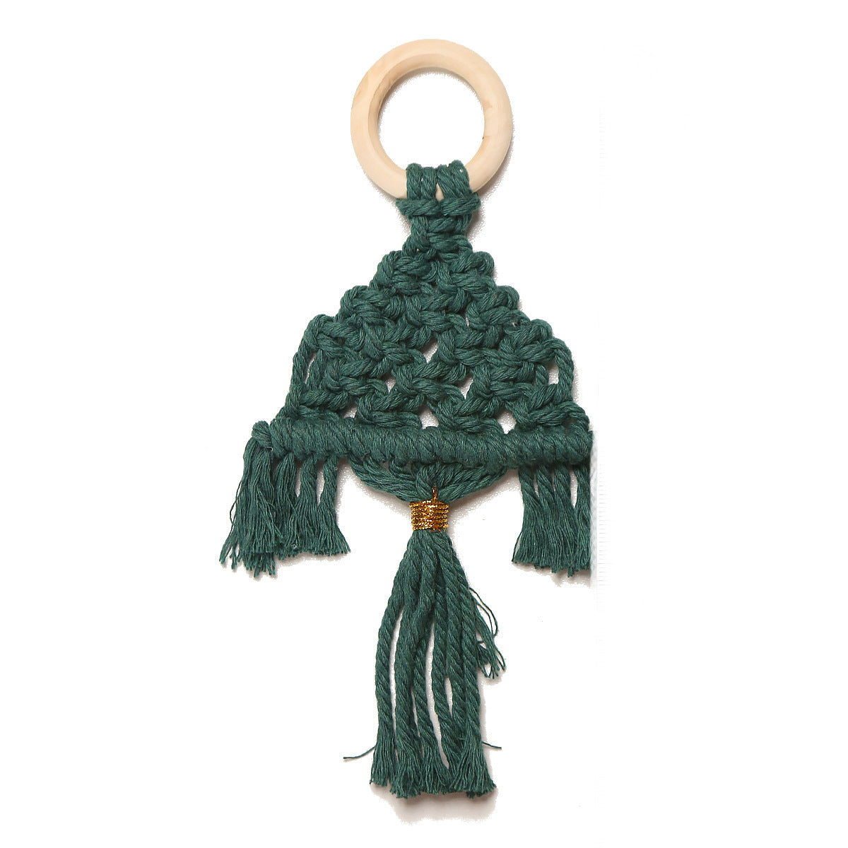 Macramé Christmas Tree Ornaments for Cozy Holiday Decor