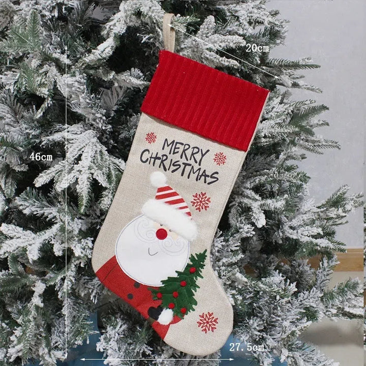 Christmas Stocking Gift Bags for Festive Tree Decor