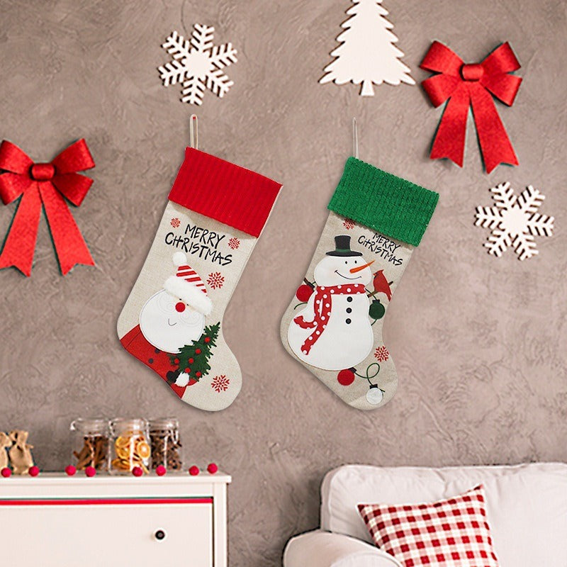 Christmas Stocking Gift Bags for Festive Tree Decor