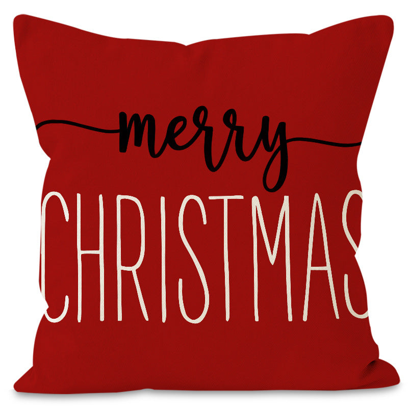 Christmas Tree Pillow Cover for Festive Sofa Decor