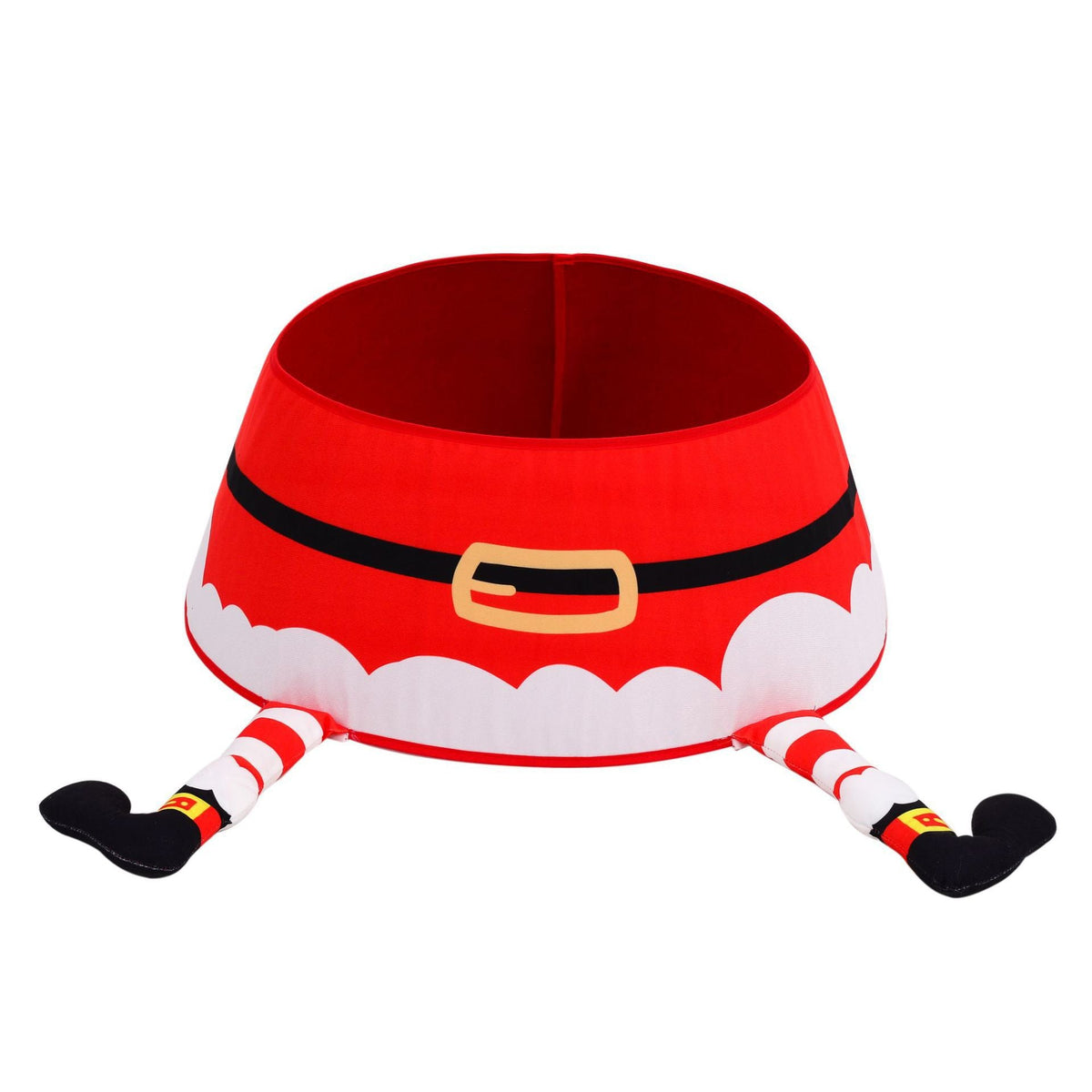 Christmas Tree Skirt With Legs | Santa Base Decor