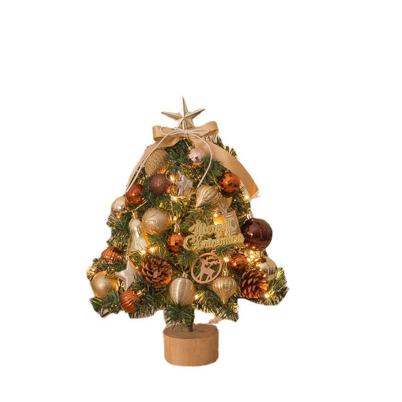 Mini Christmas Tree with Lights | Decorated Tabletop