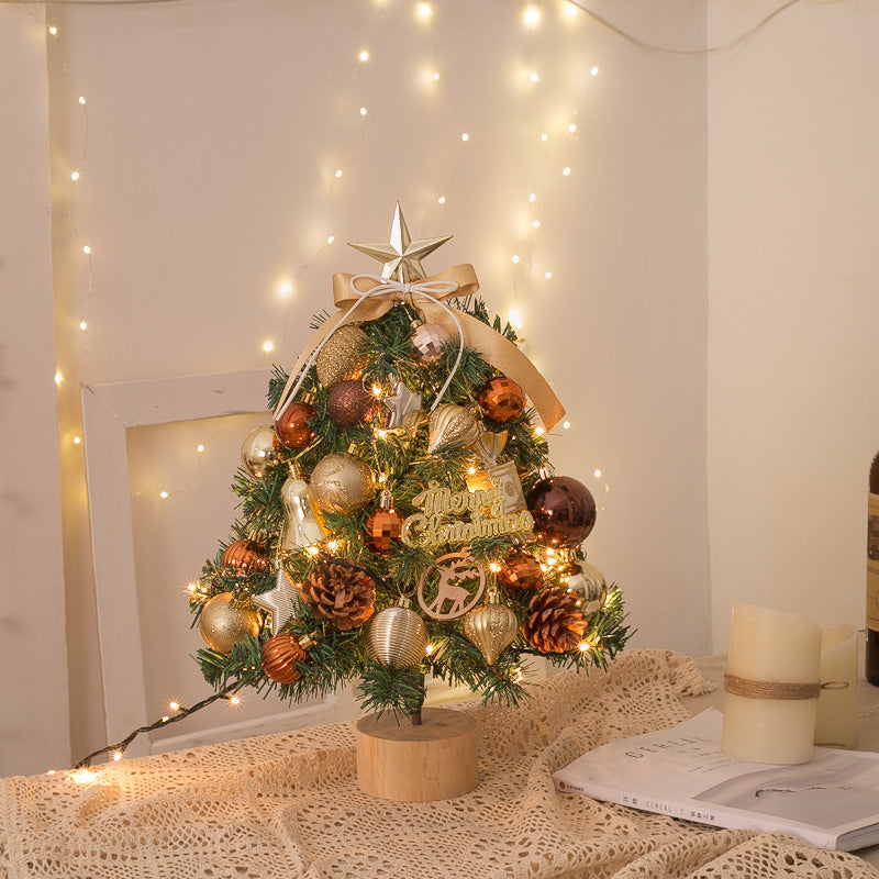 Mini Christmas Tree with Lights | Decorated Tabletop