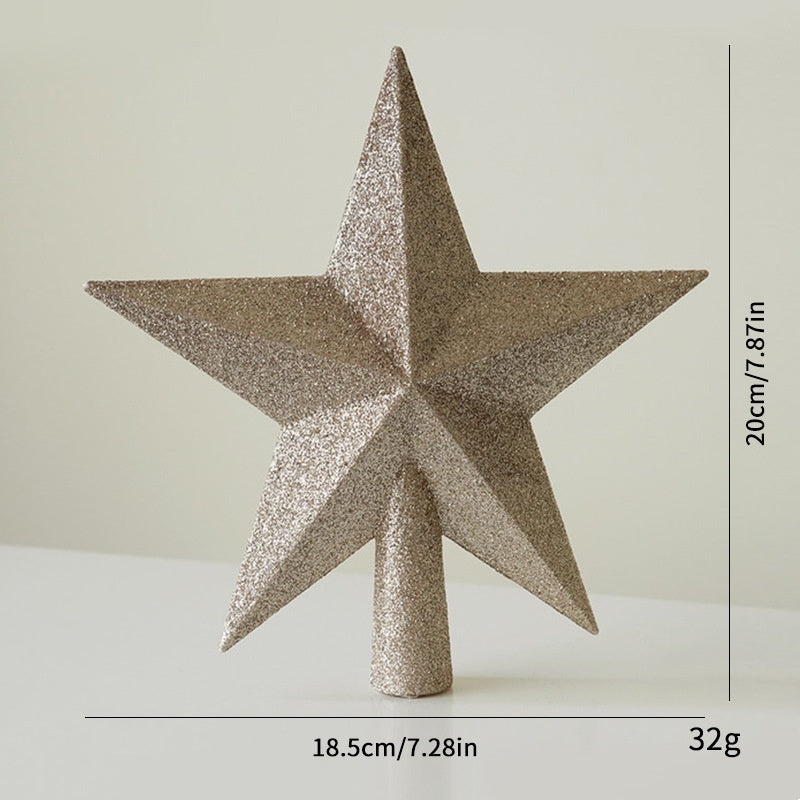 Christmas Tree Star Topper for Elegant Holiday Decor