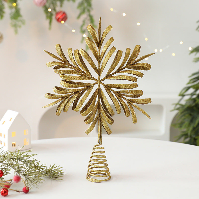 Gold Christmas Tree Topper for Elegant Holiday Decor