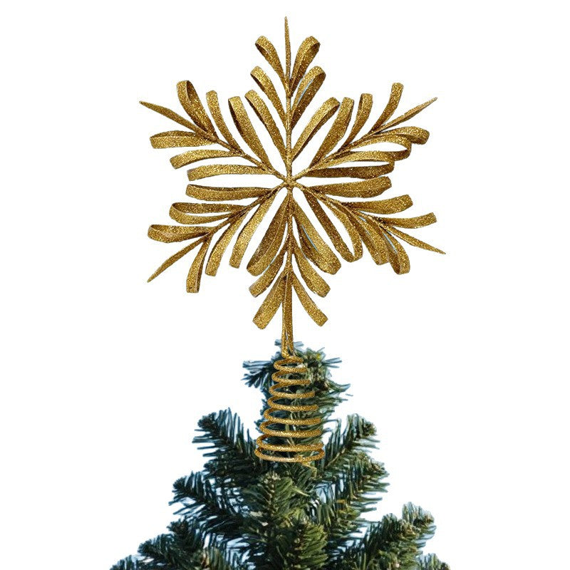 Gold Christmas Tree Topper for Elegant Holiday Decor