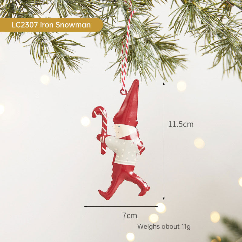 Hand-Painted Christmas Tree Ornament for Vintage Cheer