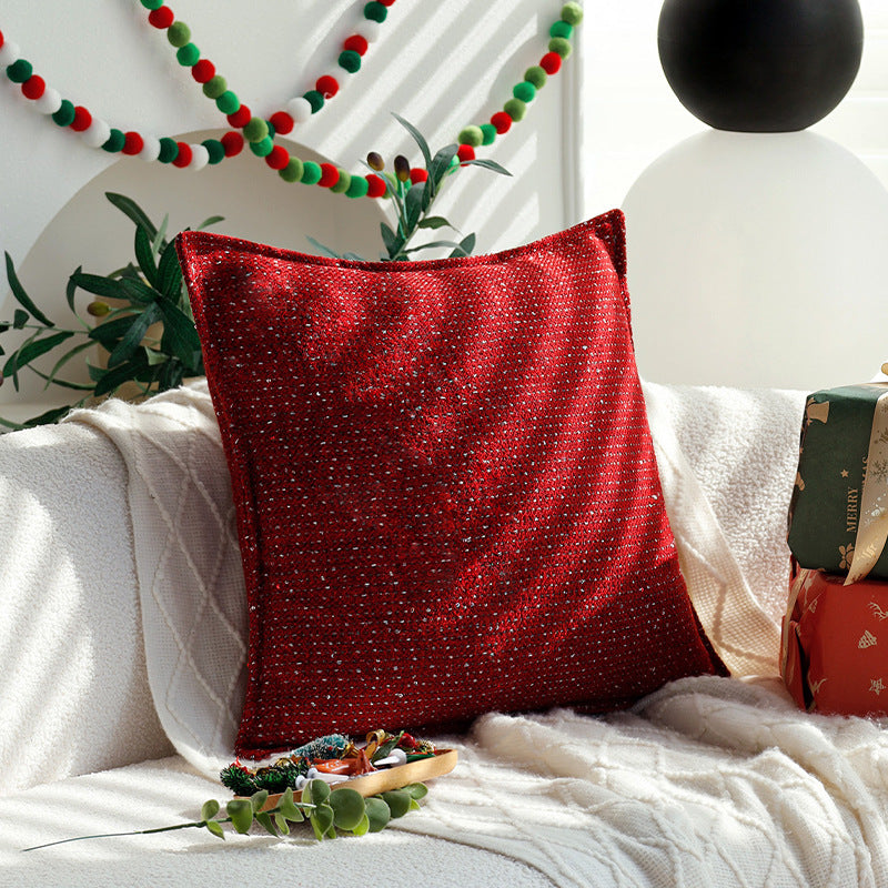 Christmas Sparkle Cushion Covers for Luxe Holiday Decor