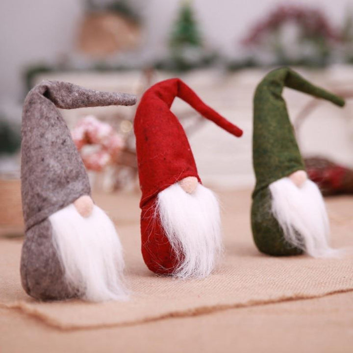 Christmas Elf Doll Set for Cozy Holiday Table Displays