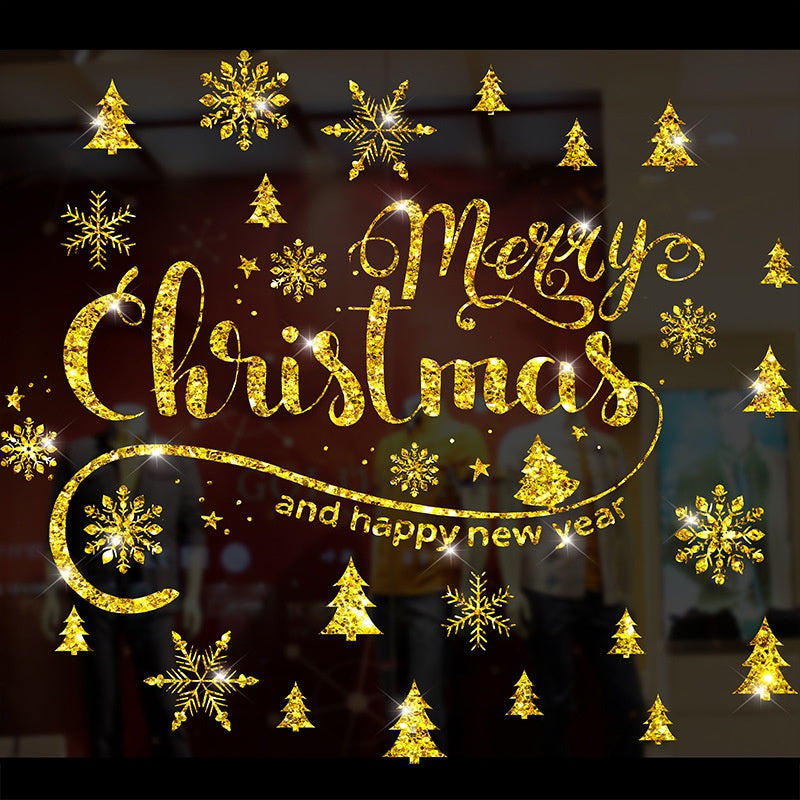 Christmas Window Stickers for Sparkling Holiday Decor