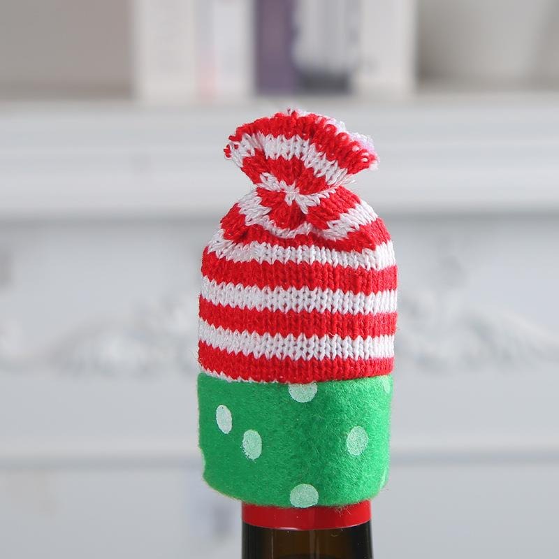 Christmas Wine Bottle Covers Snowman Holiday Decor