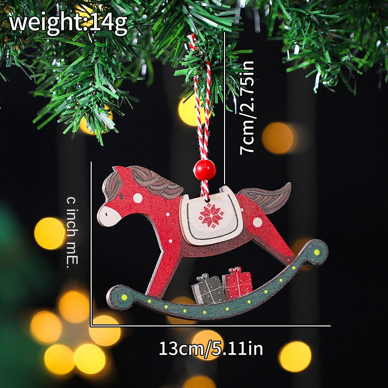Wooden Christmas Ornaments for Rustic Holiday Charm