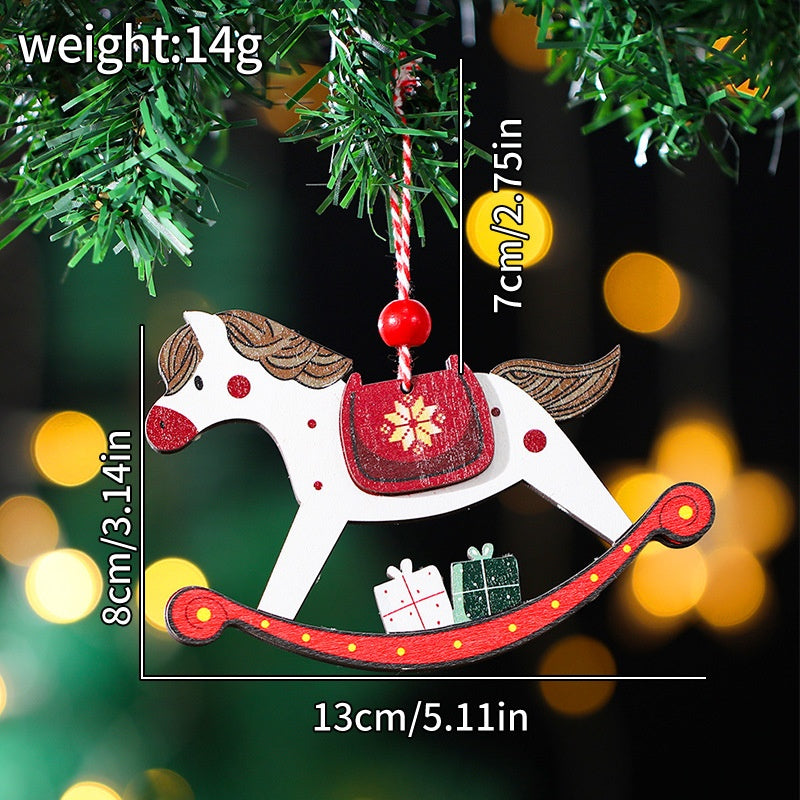 Wooden Christmas Ornaments for Rustic Holiday Charm