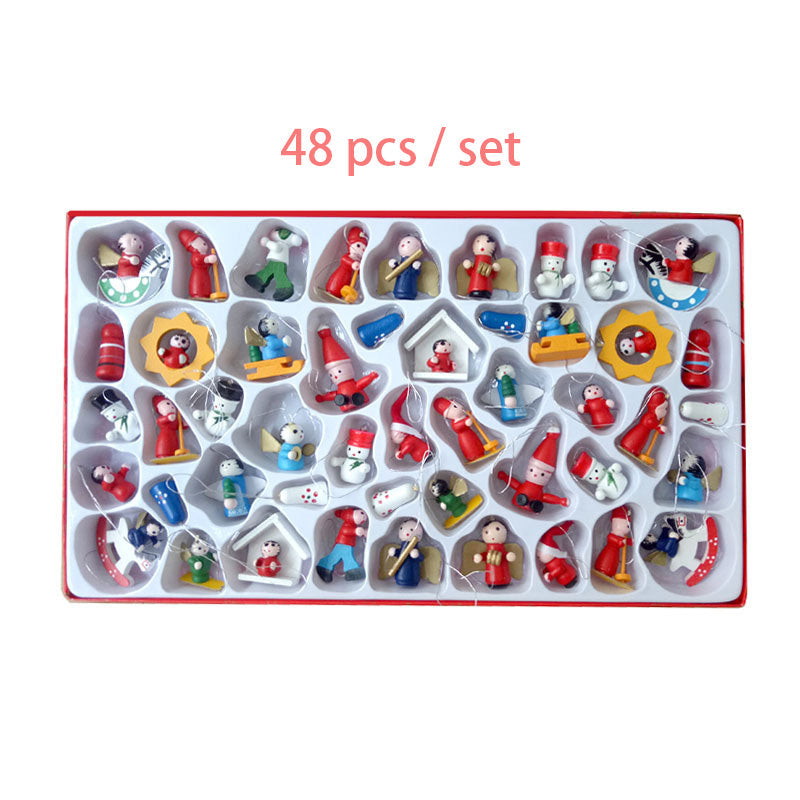 Wooden Christmas Ornaments for Cheerful Tree Decor