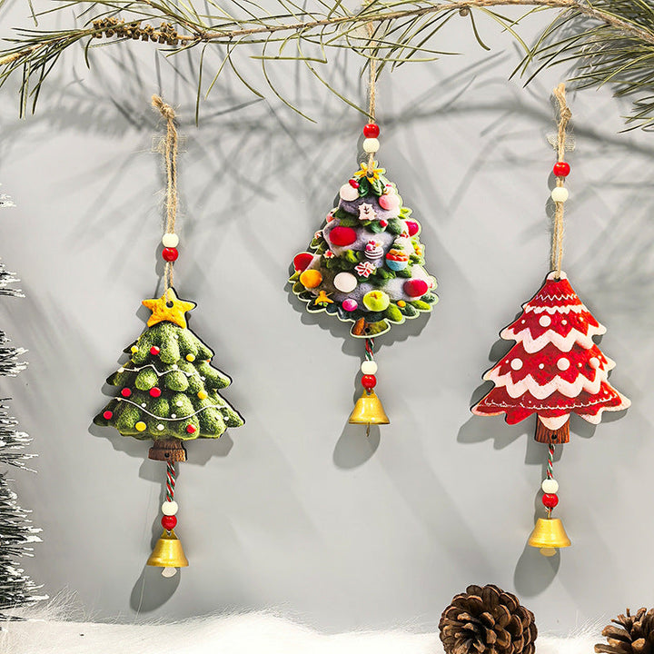 Wooden Christmas Ornaments for Cheerful Tree Charm