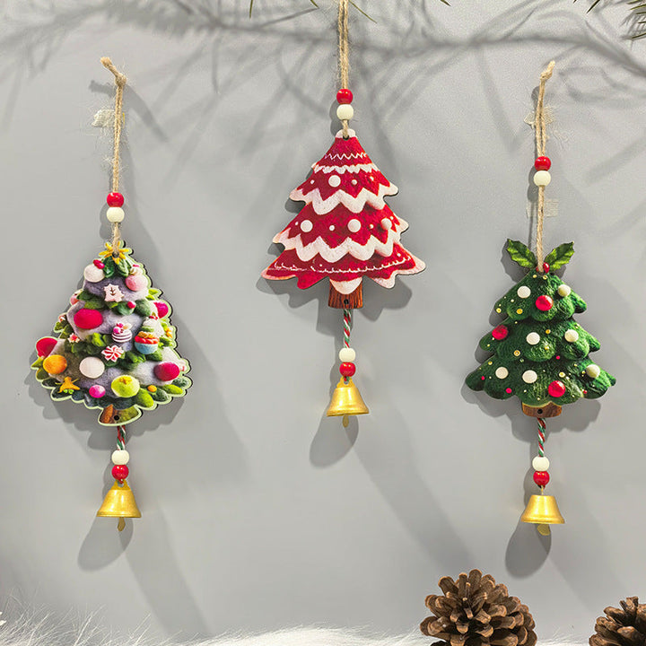 Wooden Christmas Ornaments for Cheerful Tree Charm