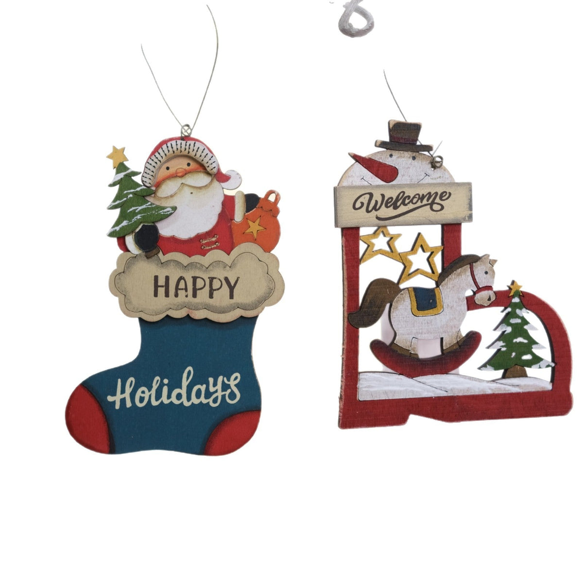 Wooden Christmas Ornaments for Vintage Holiday Cheer