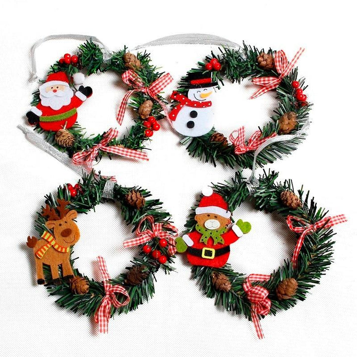 Christmas Wreath Garland – Cheerful Holiday Door Decor