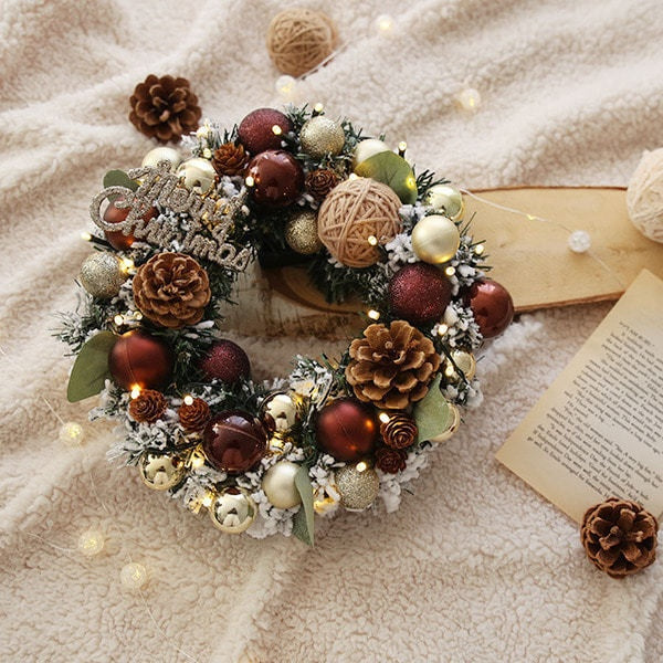 Christmas Wreath Decoration for Festive Door Displays