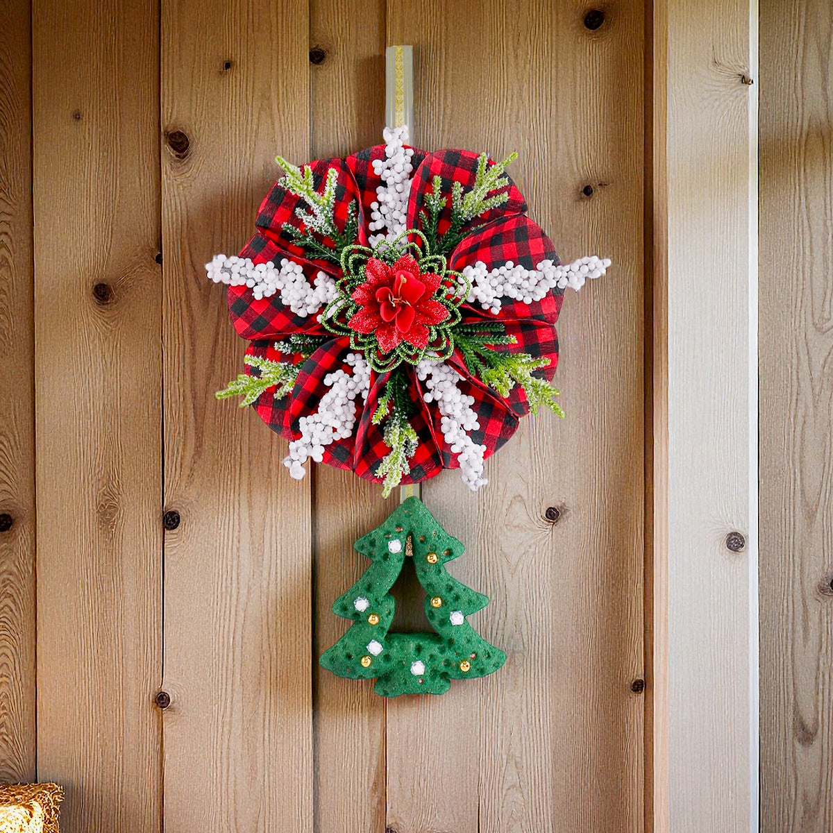 Christmas Wreath Door Decorations for Festive Entryways