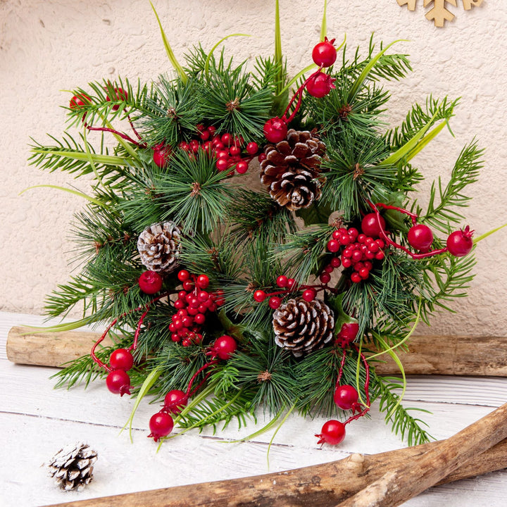 Christmas Wreath With Berries for Festive Door Decor
