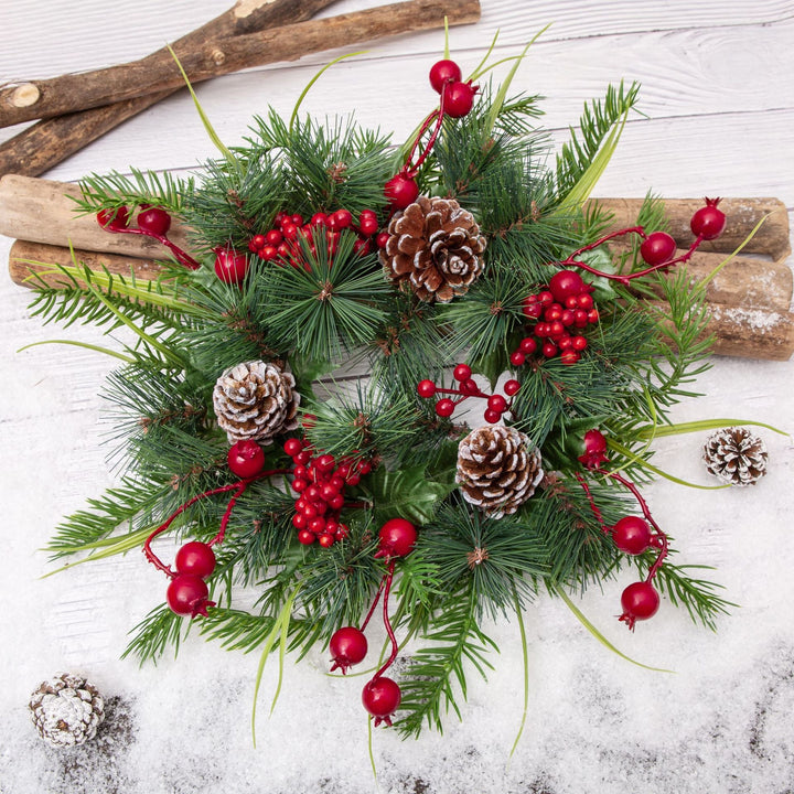 Christmas Wreath With Berries for Festive Door Decor