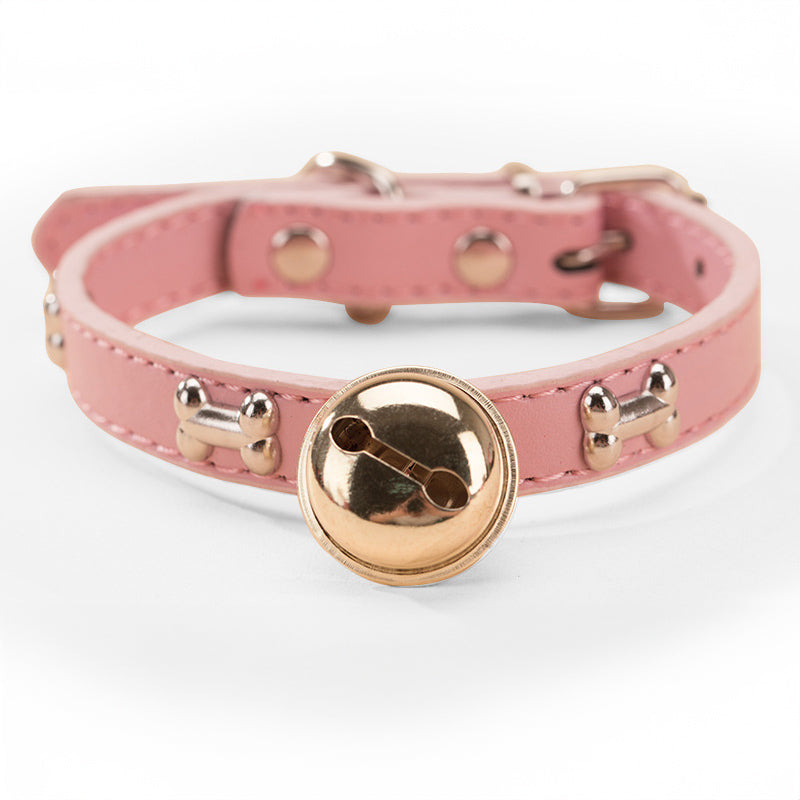 Adjustable Pet Collar With Bell for Playful Everyday Style