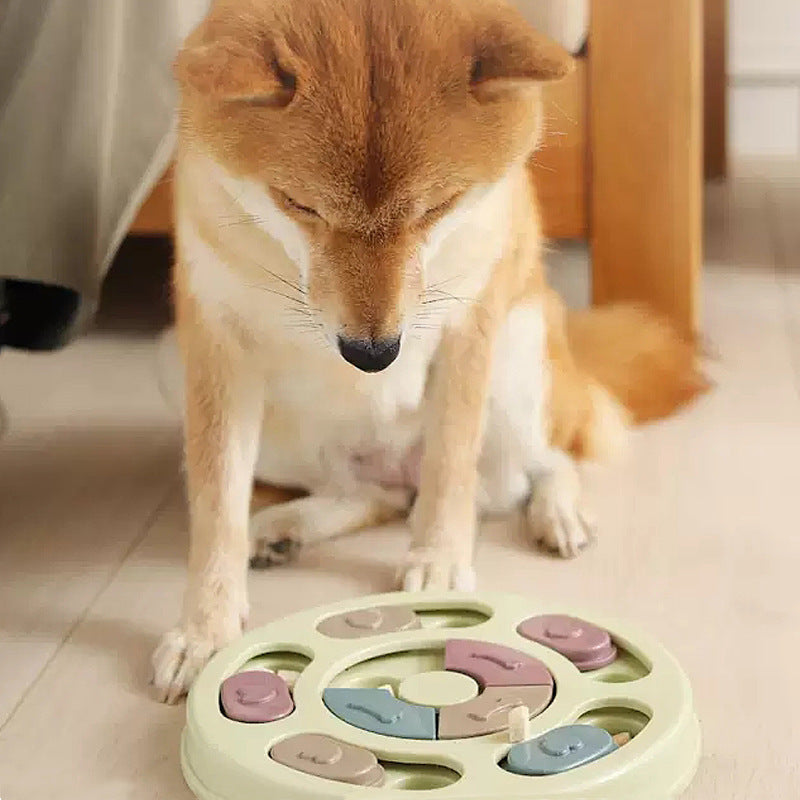 Interactive Dog Puzzle Feeder for Slower Mealtimes