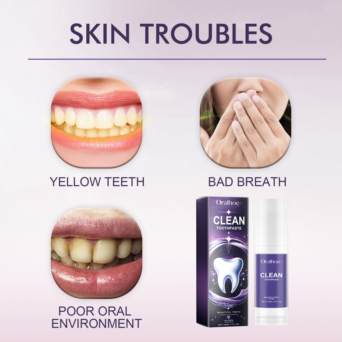 Whitening Toothpaste for Stains and Fresher Breath