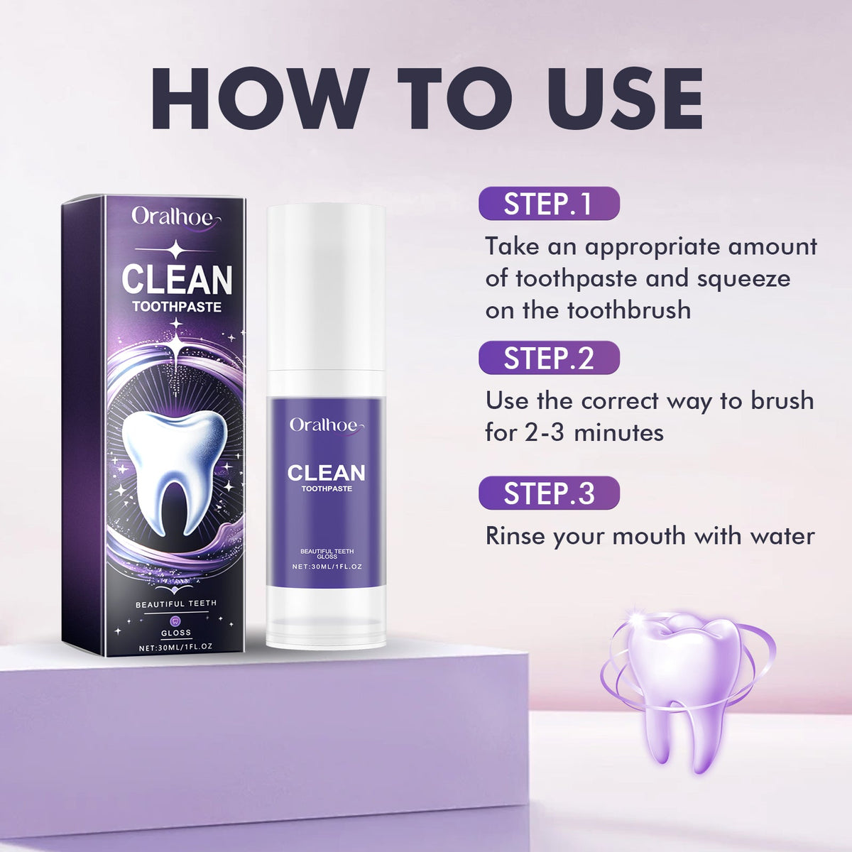 Whitening Toothpaste for Stains and Fresher Breath