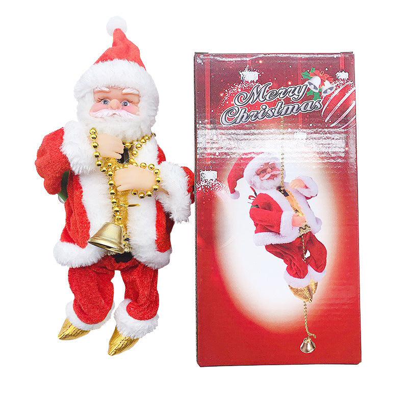 Climbing Santa Christmas Window Decoration Display